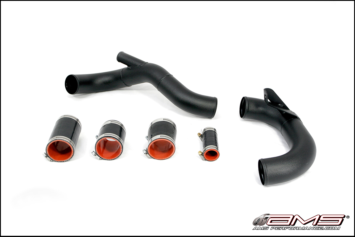AMS Mitsubishi Lancer Evolution X Lower Intercooler Pipe Stock BOV