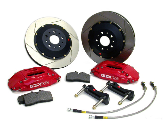For BMW E90 E92 335i Set of Rear Left /& Right Drilled Brake Disc Rotors StopTech