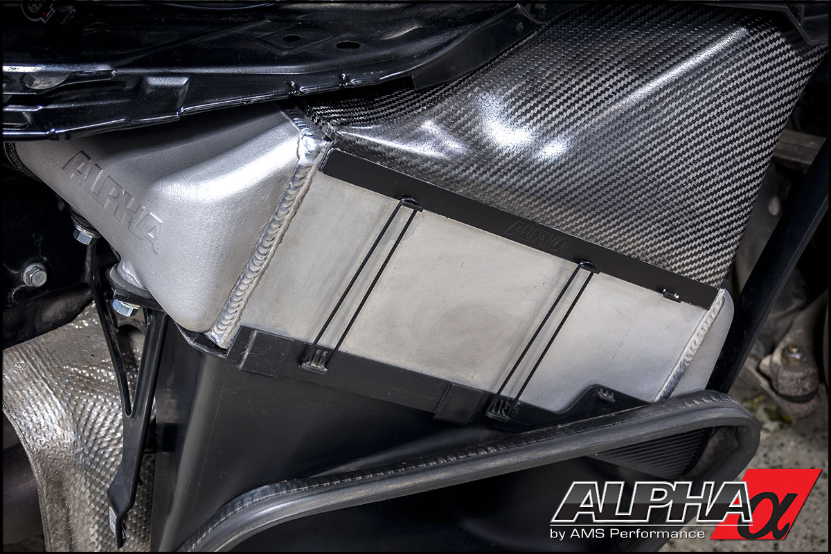 A perfect seal between the carbon fiber shroud and intercooler essential to maintaining effectiveness.