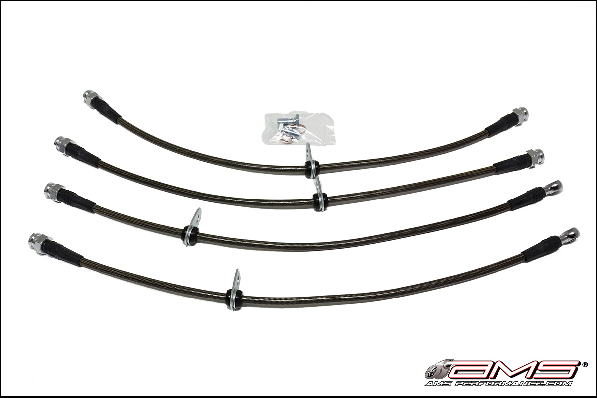 AMS Mitsubishi Lancer Evolution Evo 10 Stainless Steel Brake Line Kit