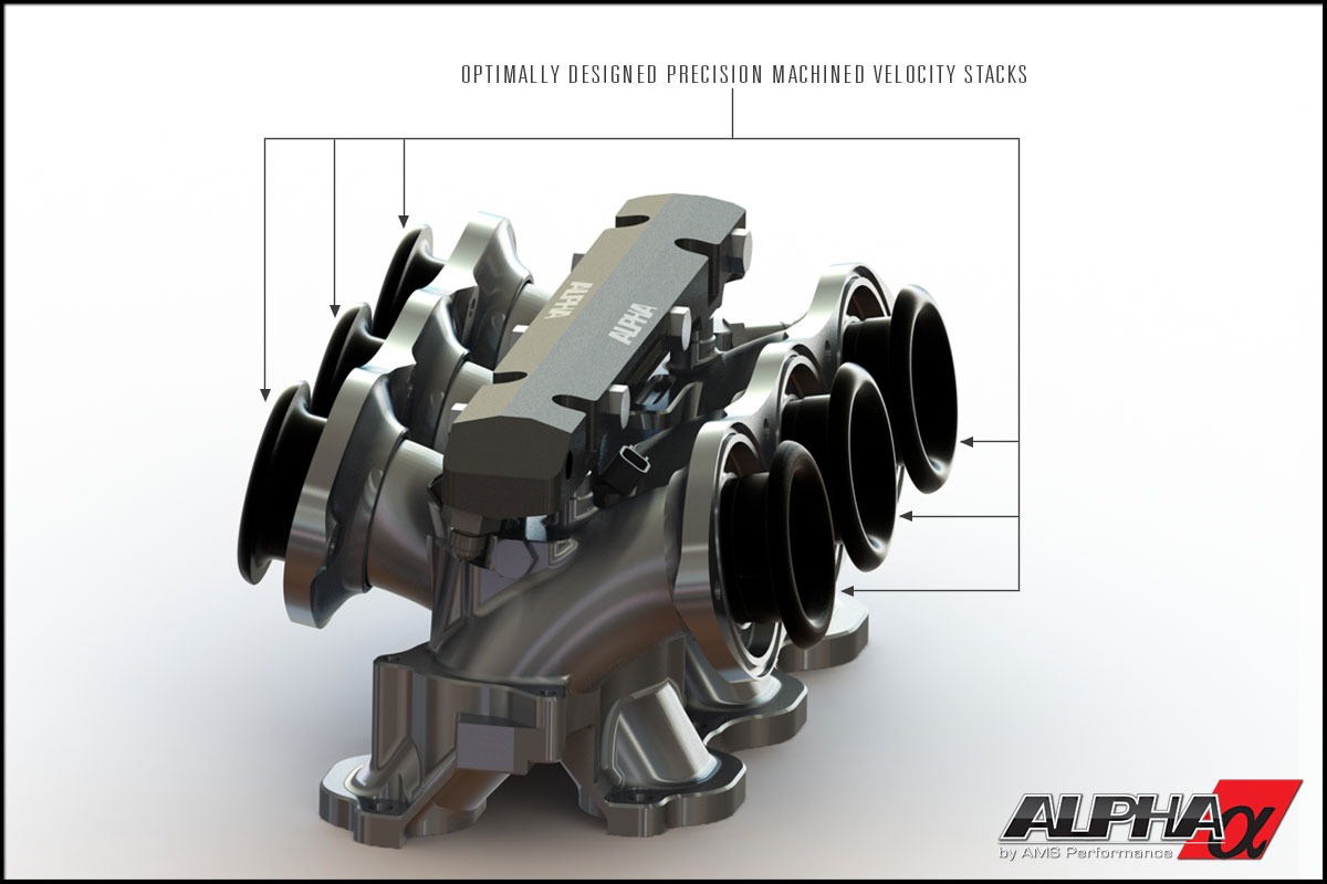 Alpha Performance R35 GTR Carbon Fiber Intake Manifold