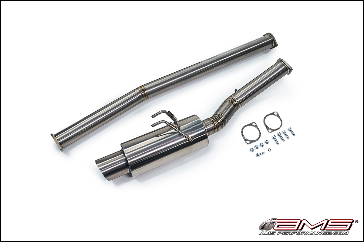 AMS Mitsubishi Lancer Evolution X Titanium Racing Series CatBack