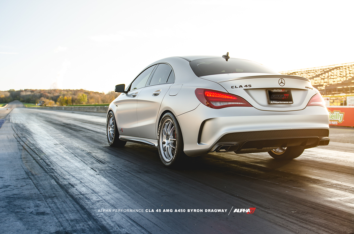 Alpha CLA 45 AMG dragrace