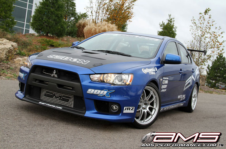 Ams Mitsubishi Lancer Evolution X Upgraded Front Mount Intercooler Ams Evo X Fmic