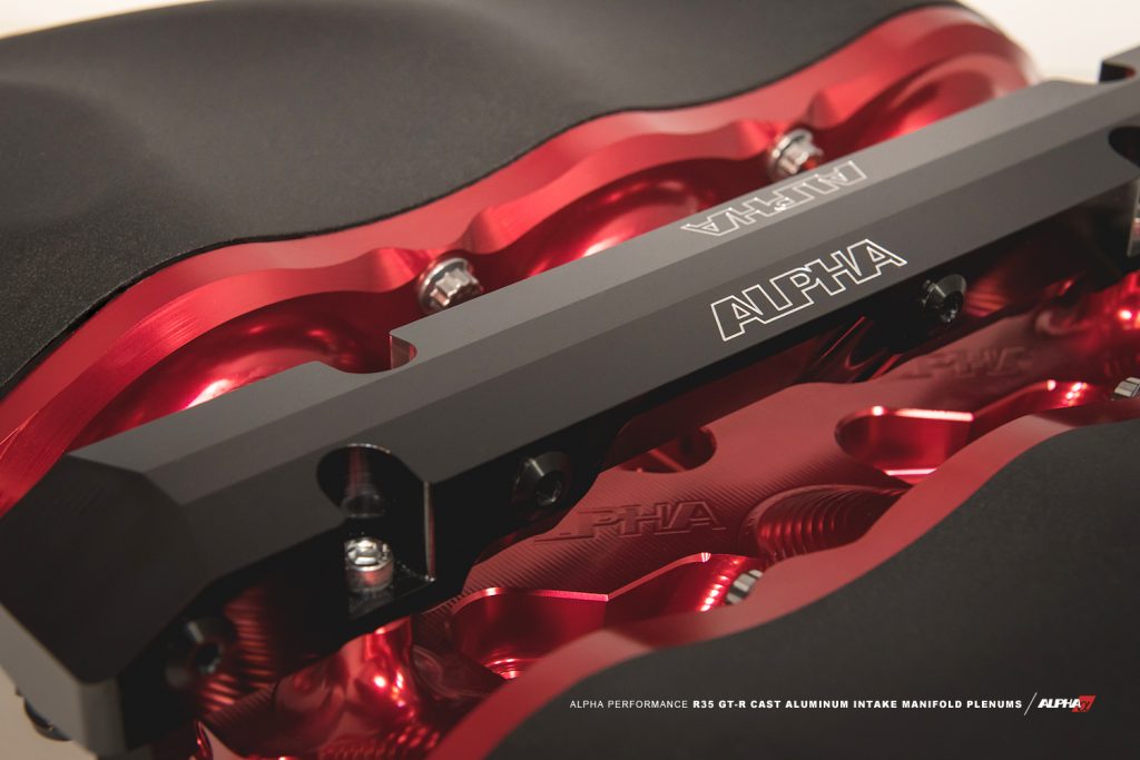 Alpha Performance R35 Cast Aluminum GTR Intake Manifold Plenums