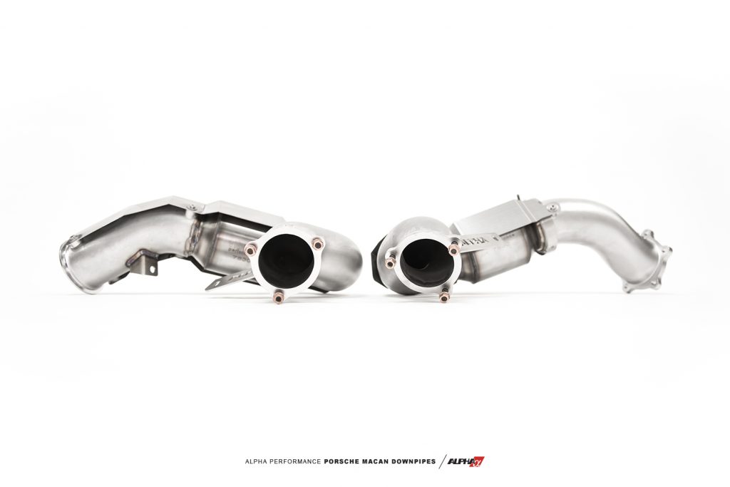 alpha Porsche Macan downpipes mods upgrade kit