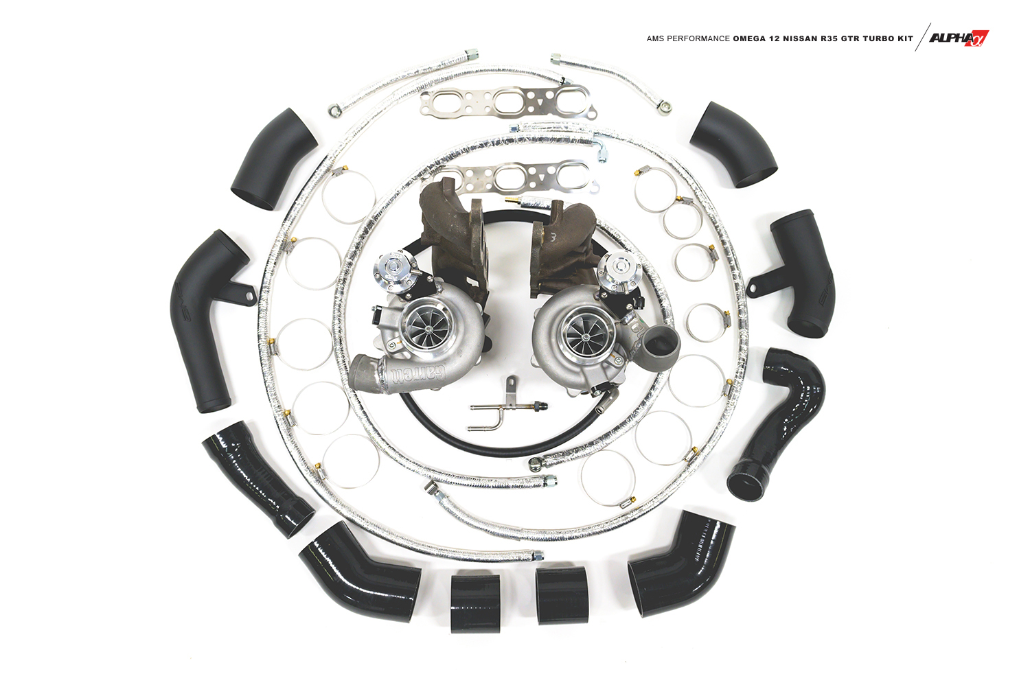 AMS Performance Alpha Performance Omega 12 R35 GTR Turbo Kit - The Shop ...