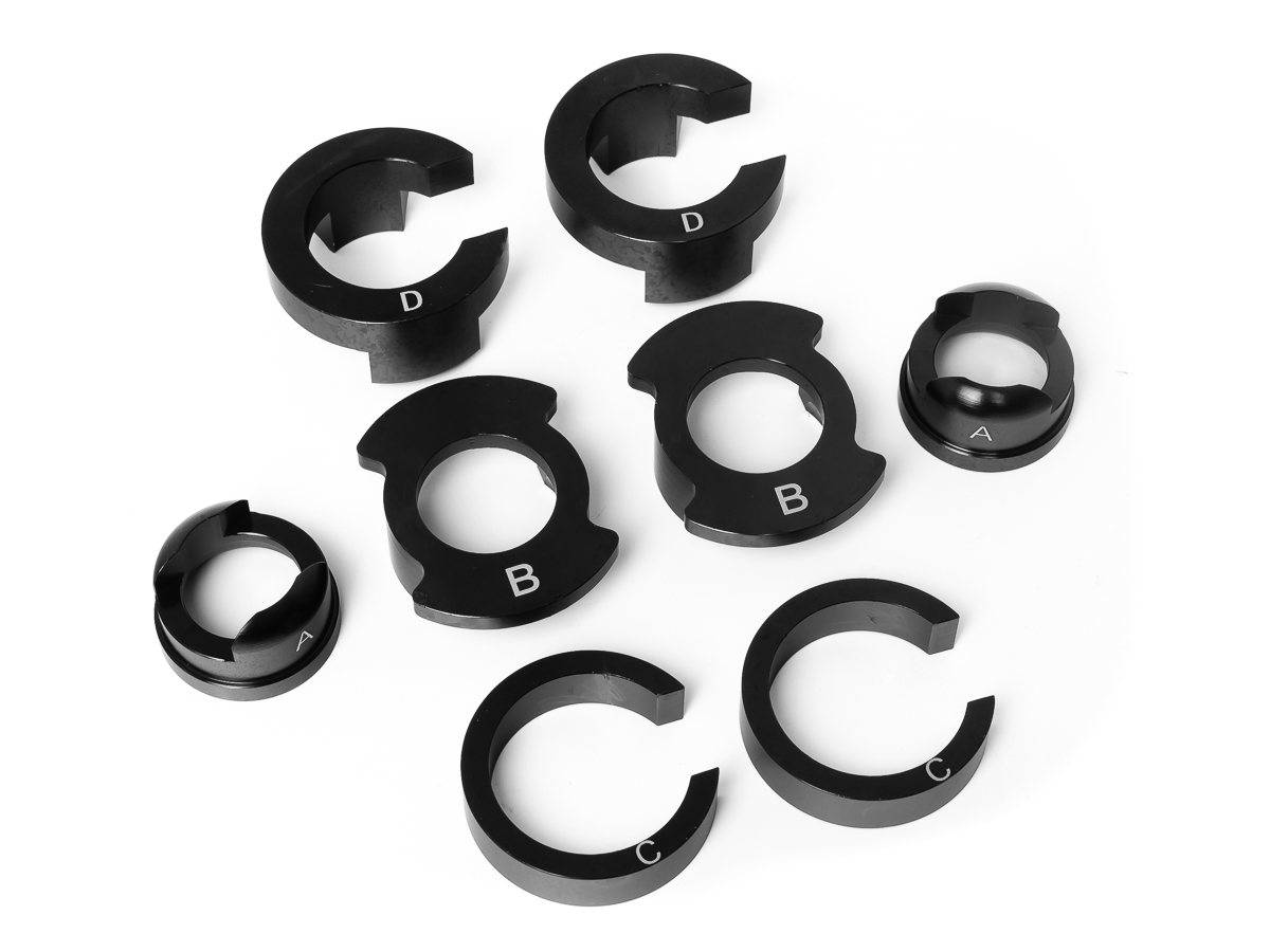 Z1 Motorsports Q50 / Q60 Aluminum Subframe Bushing Collars AMS