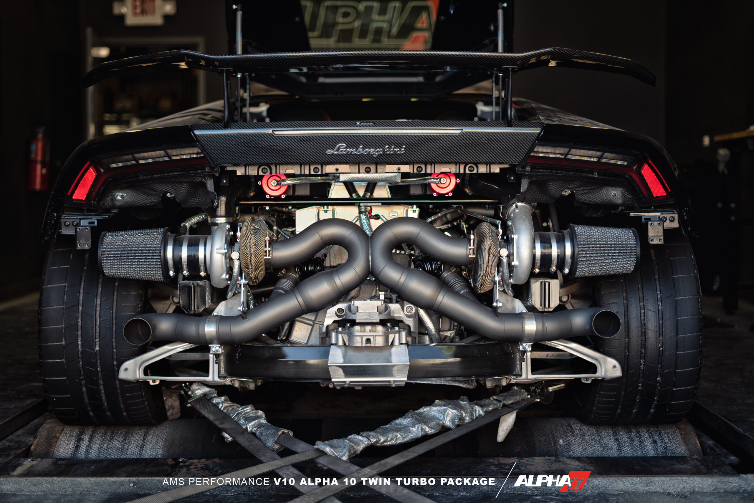 Lamborghini Huracan ALPHA 10 Twin Turbo Package (Installed) - AMS  Performance