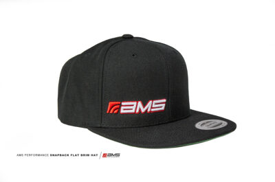 AMS Performance Snapback Flat Brim Hat (Black)