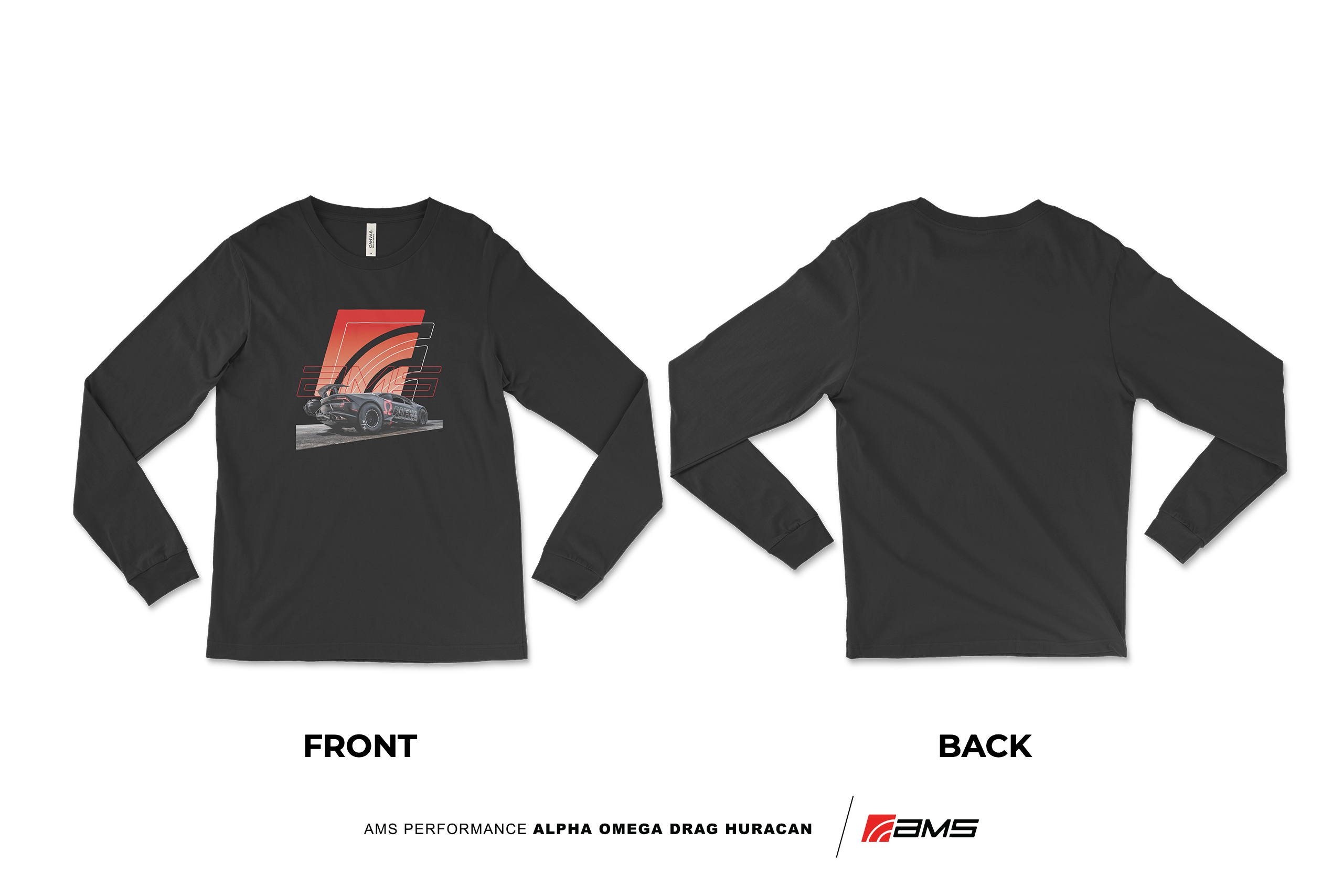 AMS Performance ALPHA OMEGA Huracan Long Sleeve T-Shirt