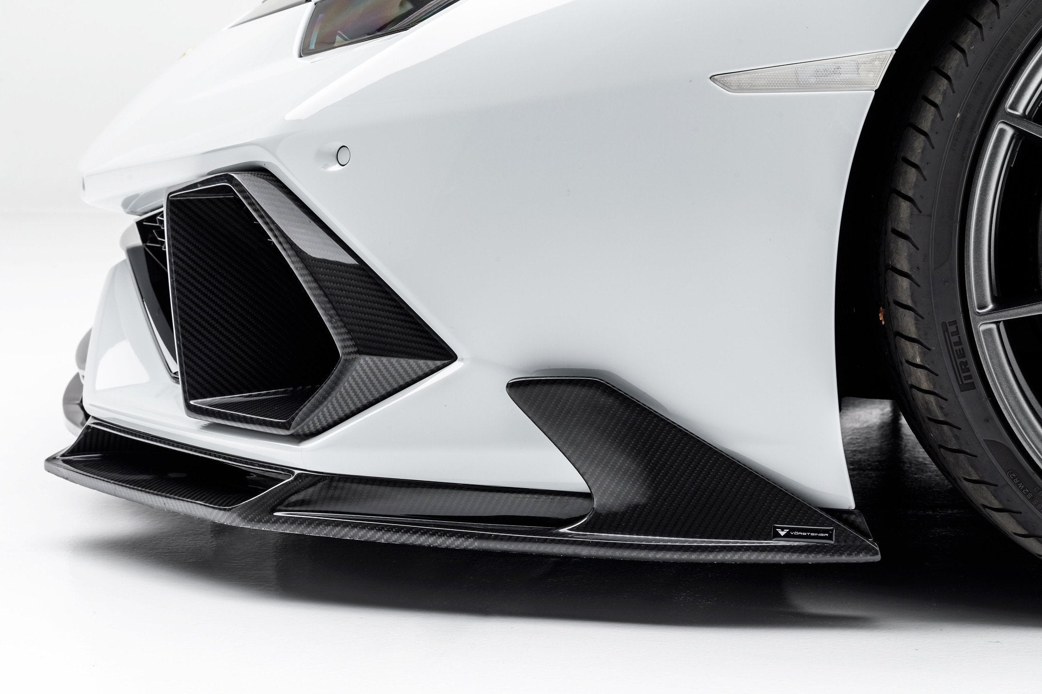 2310 - Frontlippe Frontspoiler Lippe Spoiler Schwert Vollcarbon Carbon  passend für Lamborghini Huracan STO