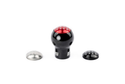 AMS Performance Subaru WRX/STI 6-Speed Billet Shift Knob (Incl. Red, Black, & Silver Caps)