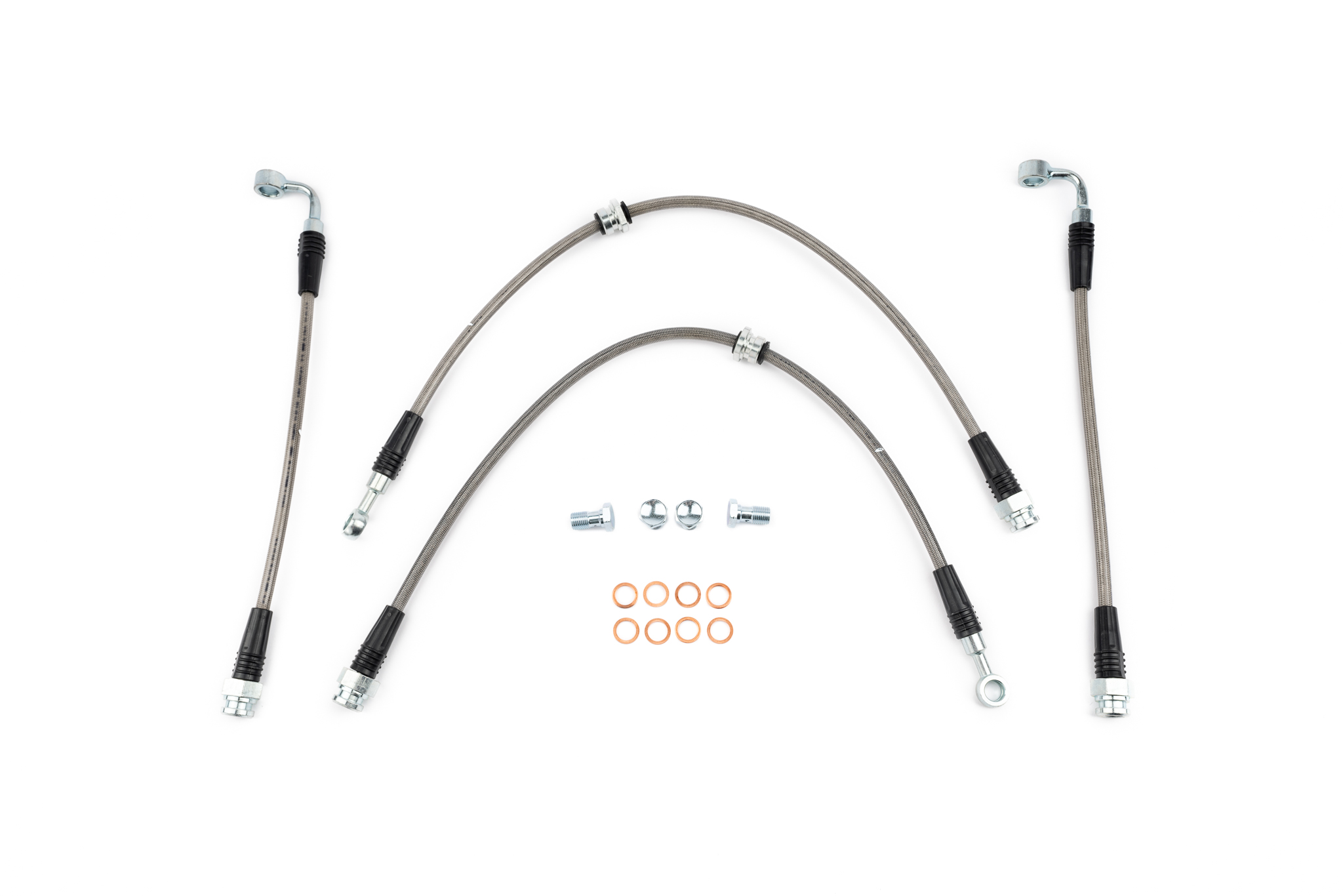 thumbnail image 2 of ISR Performance Stainless Braided Brake Lines For 350Z Z33 With Brembo Calipers 2 of 4