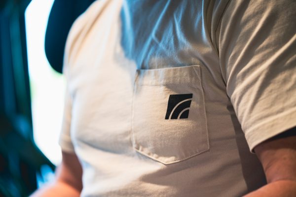 AMS Performance Merch Ecru Pocket Tee - 1