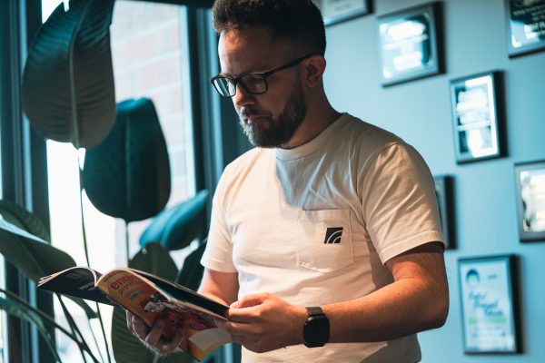 AMS Performance Merch Ecru Pocket Tee - 2